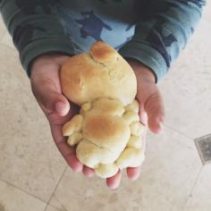 
                    
                        making "animal bread"
                    
                