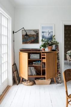 Shop owner, photographer and stylist Sofia Jansson and musician Kristo Jansson's house (built 1913) in Katrineholm, Sweden. Photography by Sofia Jansson.