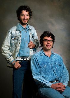 
                    
                        Flight of the Conchords. Bret McKenzie and Jemaine Clement. I can&#39;t look at this and not laugh.
                    
                