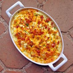 
                    
                        Twice Baked Potatoes side dish - serving family after graduation.
                    
                