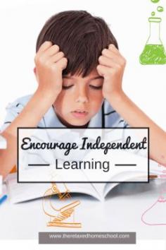Encourage your children to learn independently!