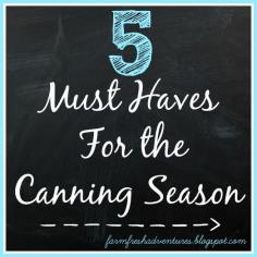 
                    
                        Farm Fresh Adventures: My Top 5 Must-Have Products for the Canning Season
                    
                