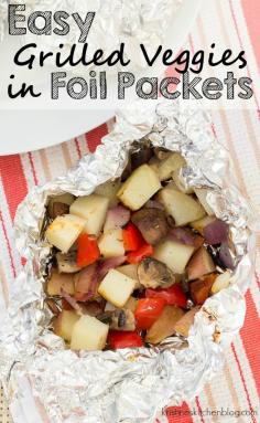 
                    
                        Grilled Vegetables in Foil Packets - easy & yummy veggies, without turning on your oven | Kristine's Kitchen
                    
                