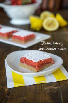 Strawberry Lemonade Bar Recipe | Dinners, Dishes, and Desserts - Part 1