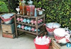 Picnic Baby Shower with a vintage country theme