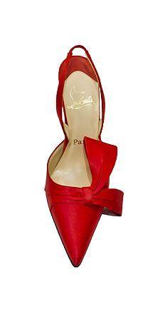 red bow heels