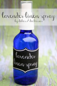 
                    
                        DIY lavender linen spray
                    
                