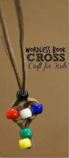 
                    
                        Wordless Book Cross Craft for Kids for a Sunday School Lessons includes FREE printable telling what each color represents (John 3:16)
                    
                