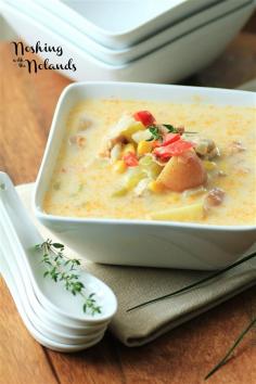 
                    
                        Summer Chicken Corn Chowder by Noshing With The Nolands - This is a light Summer soup that's loaded with flavor from fresh sweet corn, bacon, and potatoes.
                    
                