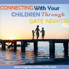 This post tells you exactly how to schedule date nights with your kids and the benefits of doing so!! Days 6 of 31 Days of Intentional Parenting!