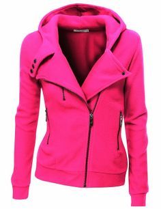 
                    
                        Pink Warm Fleece Zip-Up Hoodie | Fashionista Tribe - Maybe a different color
                    
                