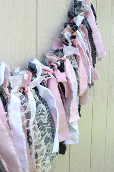 
                    
                        Gray Chevron Print, Pink, White Shabby Chic, Fabric, Lace Bunting/Garland Photo Prop, Baby Shower, First Birthday Girl, Party Event Decor on Etsy, $45.00
                    
                