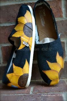 Sunflower TOMS Shoes