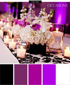 
                    
                        Sophisticated Black, White, and Purple Quinceanera - OCCASIONS
                    
                