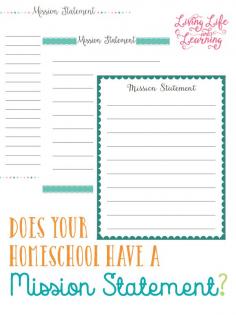 Get on track with your homeschool planning and create a mission statement for your homeschool