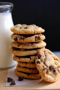 The Best Chewy Chocolate Chip Cookies Ever! | Grandbaby Cakes  I'm always looking for the perfect cookie recipe! Have to try.