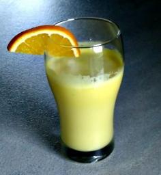 This liver detox drink is easy to make and taste like an orange smoothie