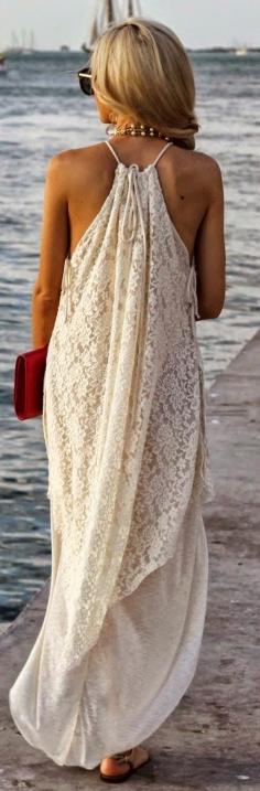 dress maxi dress white dress beach dress lace dress white lace dress