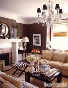 Living Room Ideas, I love the paint color.