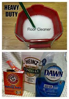 Strip the gunk off your tile floors and leave them smelling clean and fresh with the heavy duty cleaner!  The BEST floor cleaner I have ever used!