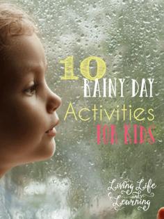 10 Fun Rainy Day Activities for Kids Giveaway