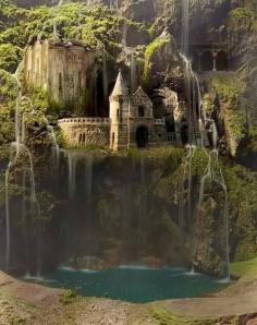 ***I would never have to look past my own back yard for inspiration.  I can only imagine the silver pieces I would create in this wonderful place!  I would sleep like a baby with the sound of all the waterfalls echoing through the stone walls of those cavernous rooms.  Wow!