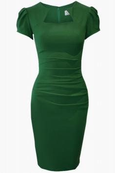 dv-alexandra Super flattering dress cut from Bi-stretch with curve-contouring style has flattering pleats across the tummy to create a flawless fit. Wear it anytime.  £99 Love the color!