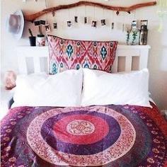 Beautiful boho bedroom.