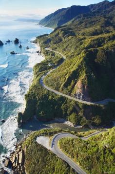 West Coast, South Island, New Zealand - reminds me of Big Sur!