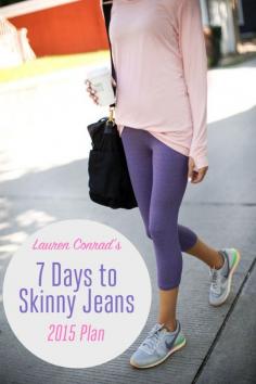 7 Days to Skinny Jeans - meal and workout plan