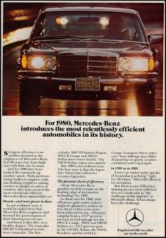 
                    
                        1980 Mercedes-Benz S-Klasse.
                    
                