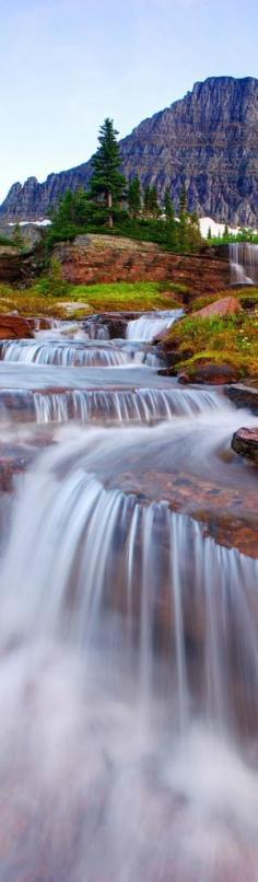 Waterfalls in Glacier National Park, Montana awesome!!!!