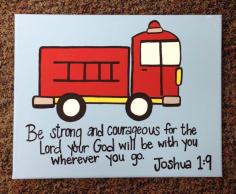 
                    
                        Firetruck decor by craftsbydaniellelee on Etsy
                    
                