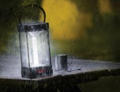 
                    
                        Even if it’s raining all night, you can be sure that your Zippo Rugged Lantern will stay on throughout that time.
                    
                