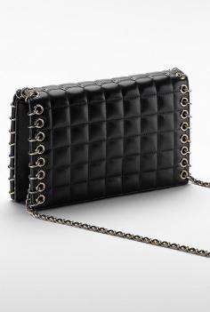 Lambskin clutch bag with metal... - CHANEL