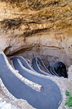 Carlsbad Caverns entrance, Carlsbad Caverns National Park, New Mexico