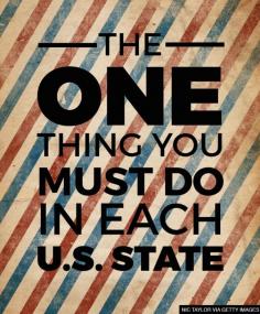 The one thing you HAVE to do in each U.S. state! #roadtrip #travel #discoveramerica