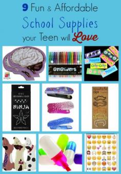 
                    
                        9 Fun & Affordable School Supplies your Teen will Love @Education Possible Cool school supplies for traditional students and homeschool families.
                    
                