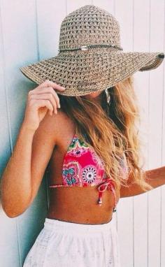 Cute beach hat