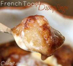 Art French Toast Dumplings from Grands Biscuits recipes