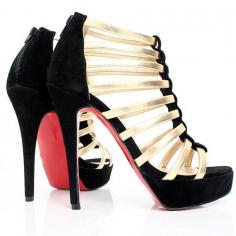 #shoes #fashion #gold