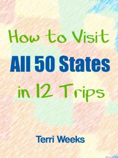 How to Visit All 50 States in 12 Trips - This free e-book has itineraries for 12 trips that take you to all 50 states.  Each is filled with kid-friendly attractions and must-see sights all over the country.  Written by the author of Travel 50 States with Kids and Adventures Around Cincinnati.