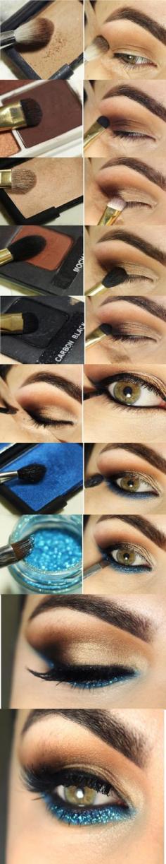 Pearl and Turquoise Eye Makeup Tutorial # Step by Step / Best LoLus Makeup