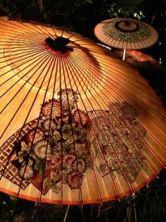 Japanese paper parasol's.