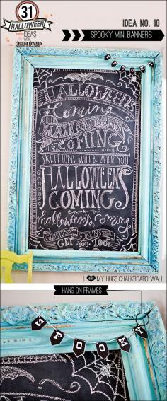 Rhonna DESIGNS: Idea No. 10: 31 Halloween Ideas w/ Rhonna Designs --Spooky Mini Banners