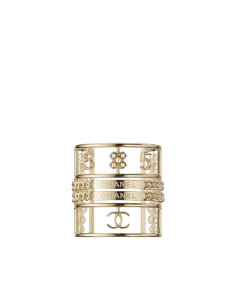 Metal cuff with CHANEL signatures... - CHANEL