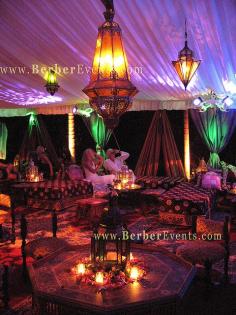 Moroccan Themed Tent Lounge