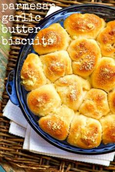 Biscuit Recipe | Parmesan Garlic Butter Biscuits