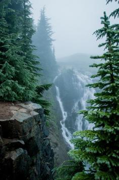 Nisqually Glacier, Mount Rainier, U.S. state of Washington