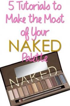 One of these days, I might take the time learn how to actually do my eye makeup. 5 Fabulous Tutorials to Make the Most of Your Urban Decay Naked Palette